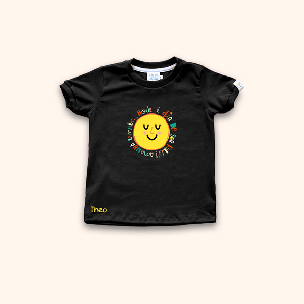 Camisa Infantil - Ser Feliz