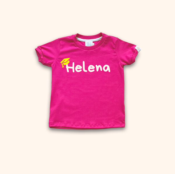 Camisa Infantil ABC - Premium Pink