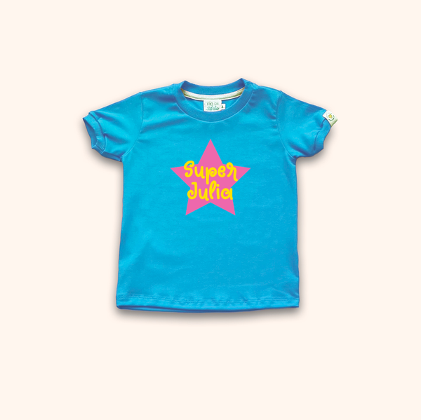 Camisa Infantil Heróis Personalizada - Star