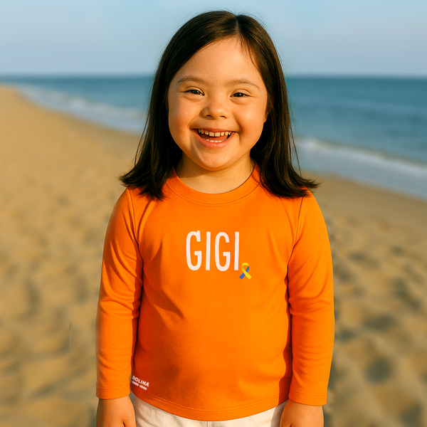 Camisa UV Inclusão Com Nome - Bebê a 14 anos
