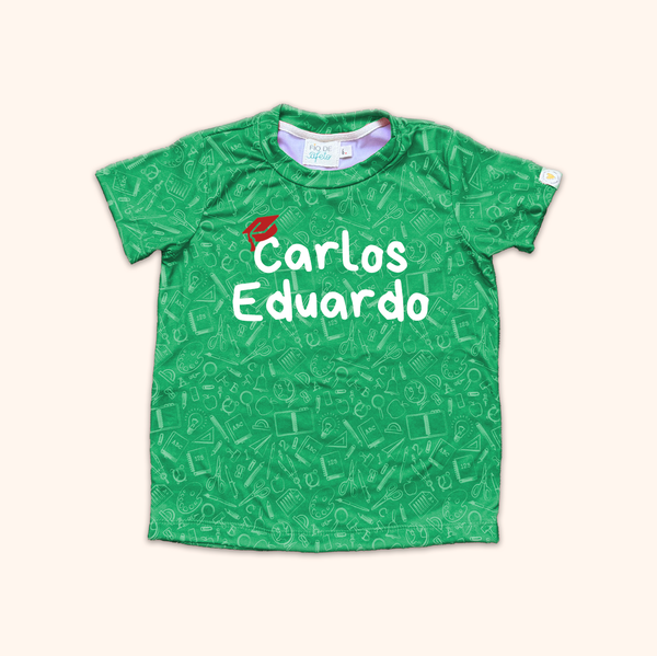 Camisa Infantil ABC - Conforto Verde