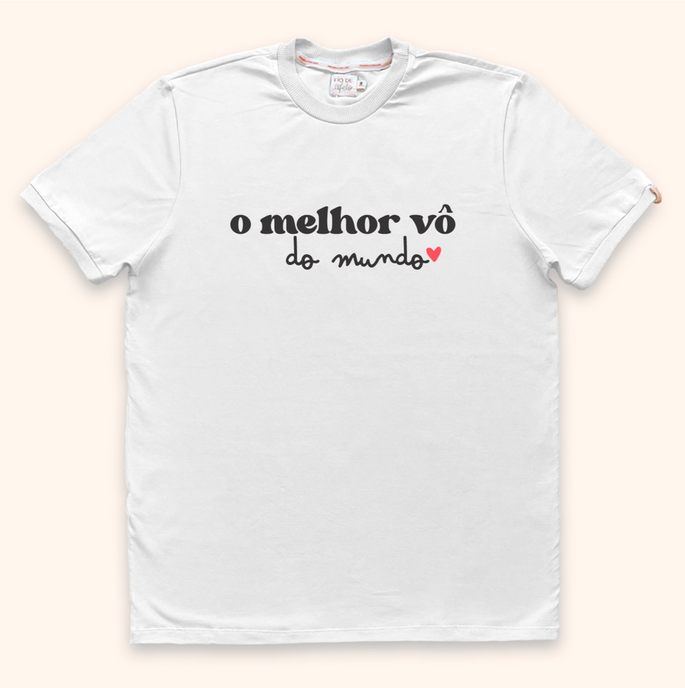 Camisa Adulto Melhor Vô do Mundo