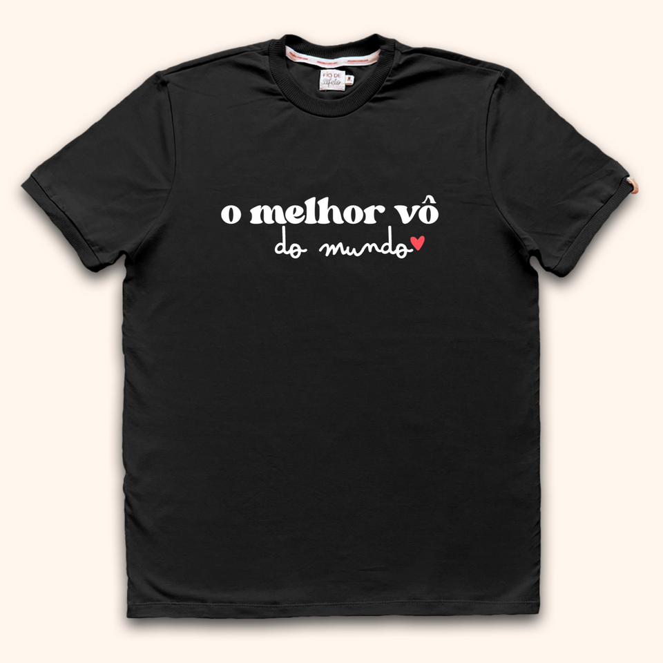 Camisa Adulto Melhor Vô do Mundo