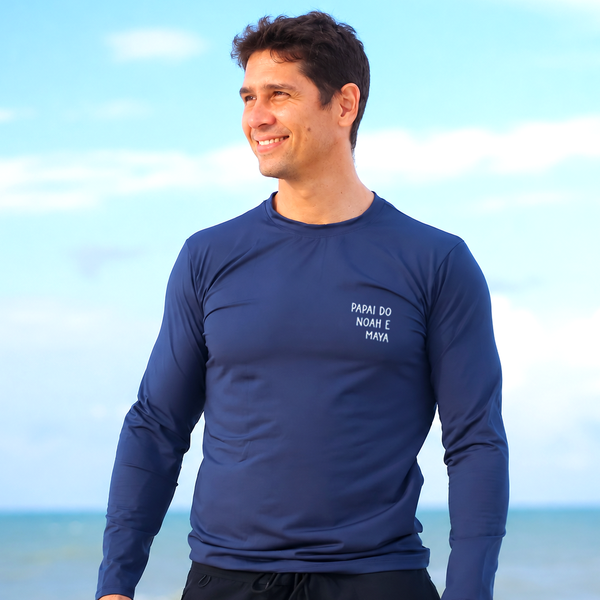 Camisa UV Adulta Personalizada com Nome dos Filhos