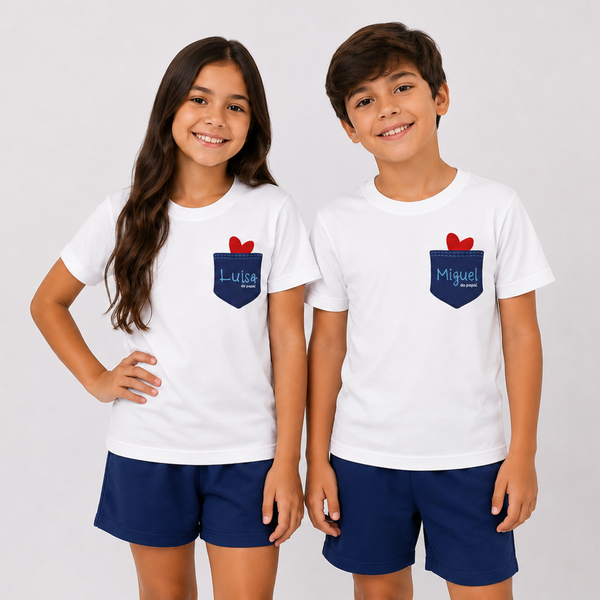 Pijama Infantil Sonhando com o Papai - Filho (a) | Dia dos Pais 2026