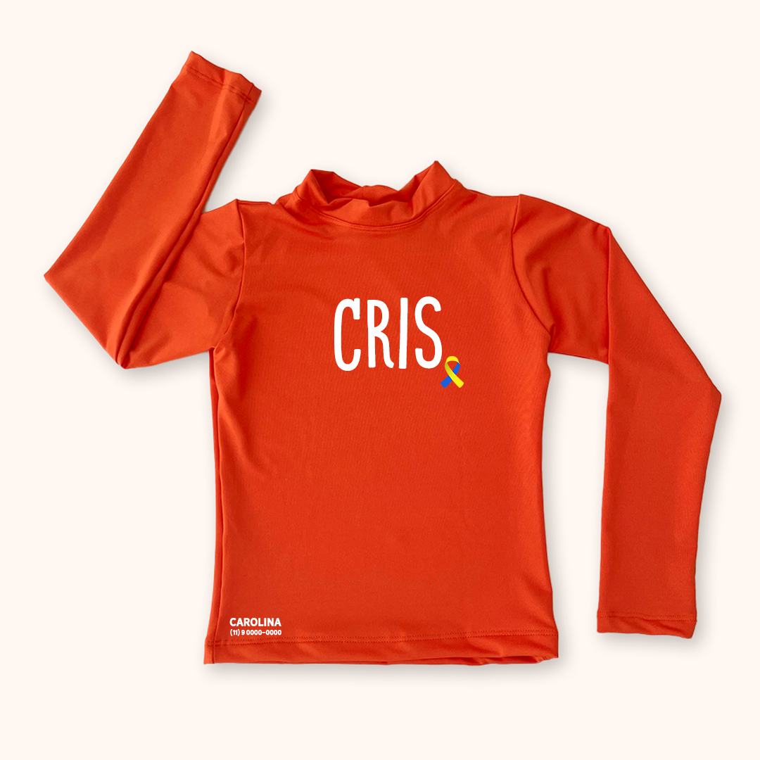 Camisa UV Inclusão Com Nome - 0 a 16 anos