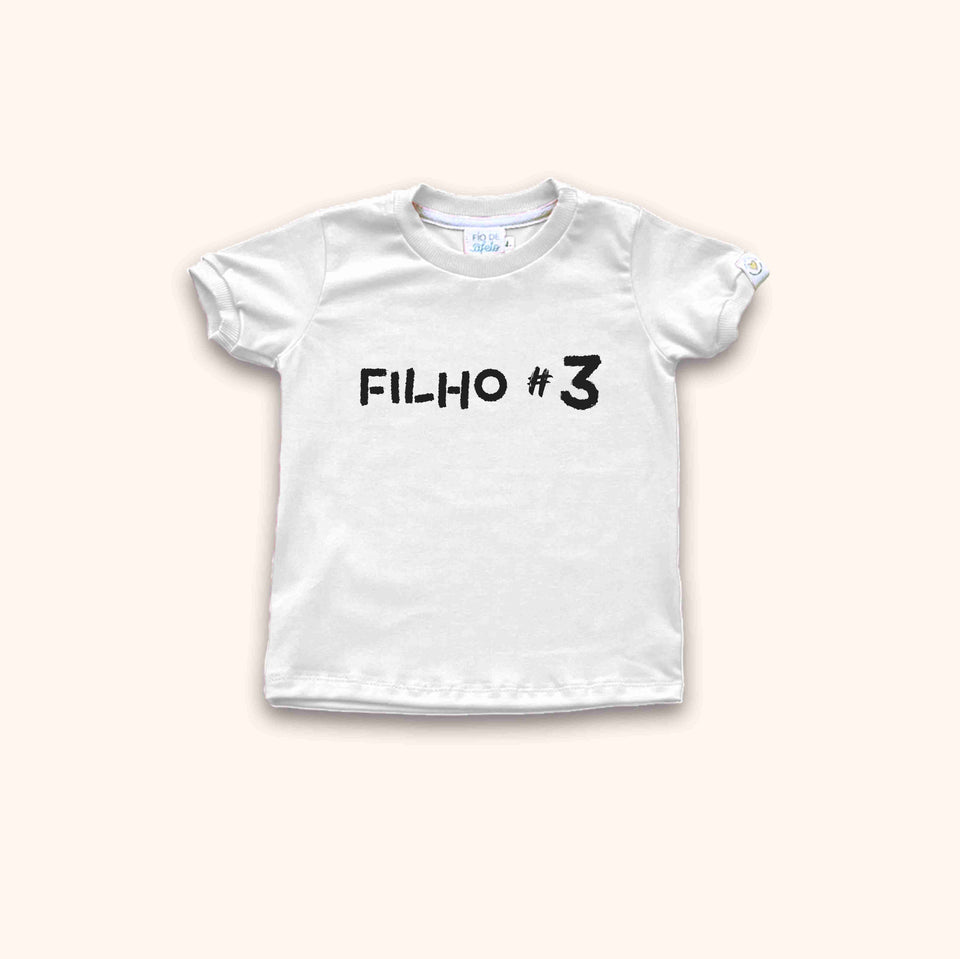 Camisa Infantil Mães # do Filho