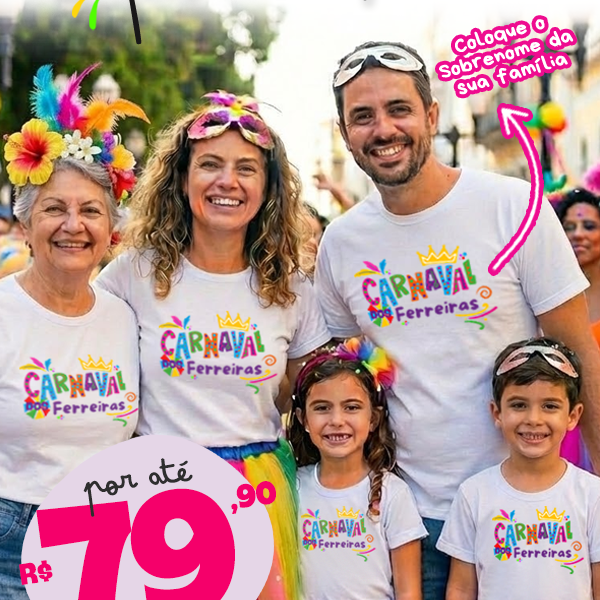 Camisa Conforto INFATIL - Abadá da Família