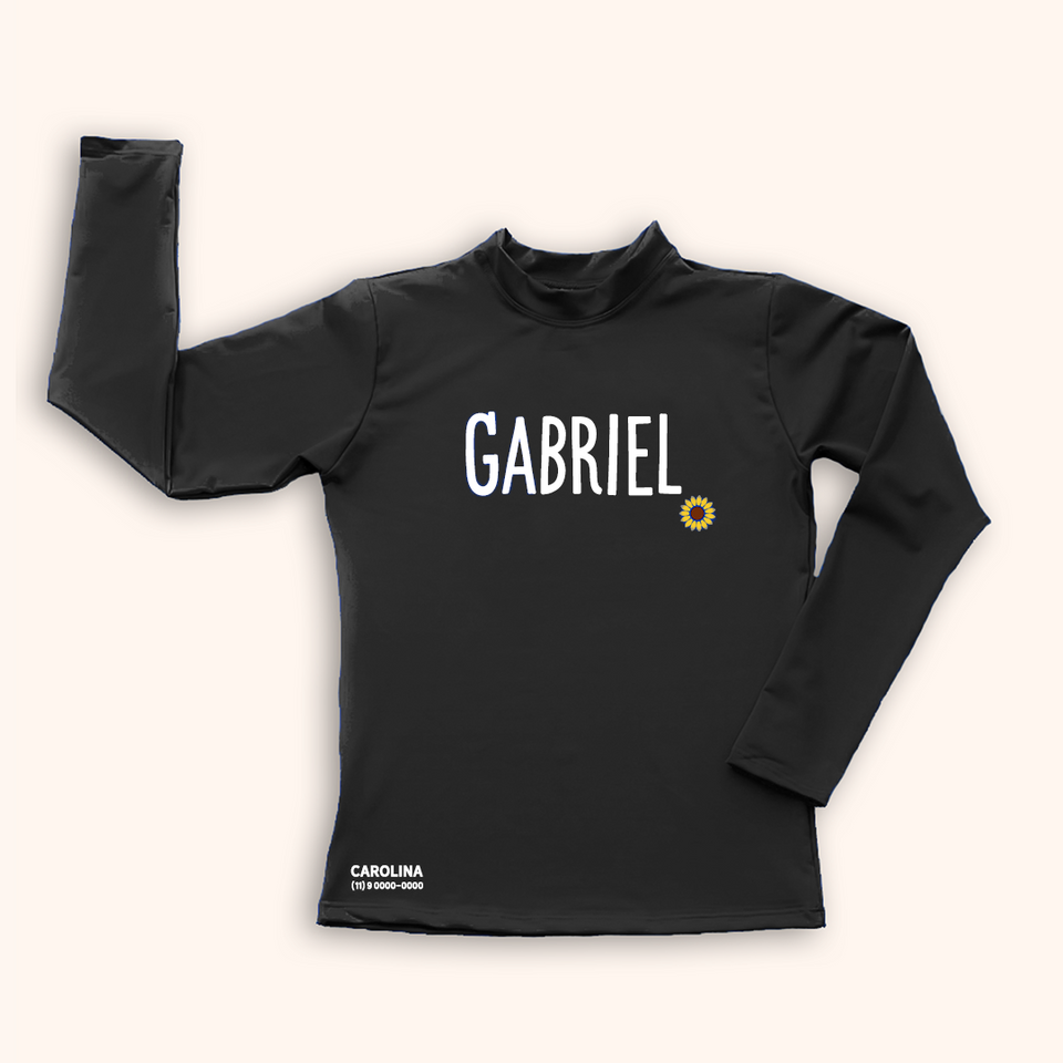 Camisa UV Inclusão Com Nome - Bebê a 14 anos