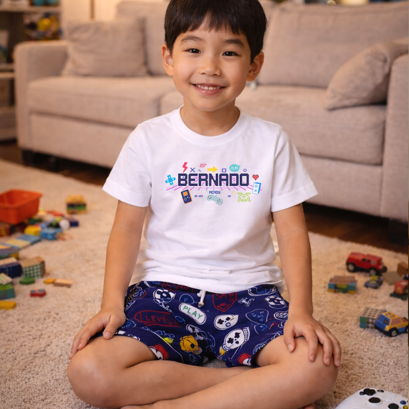 Pijama Infantil Básico - Gamer
