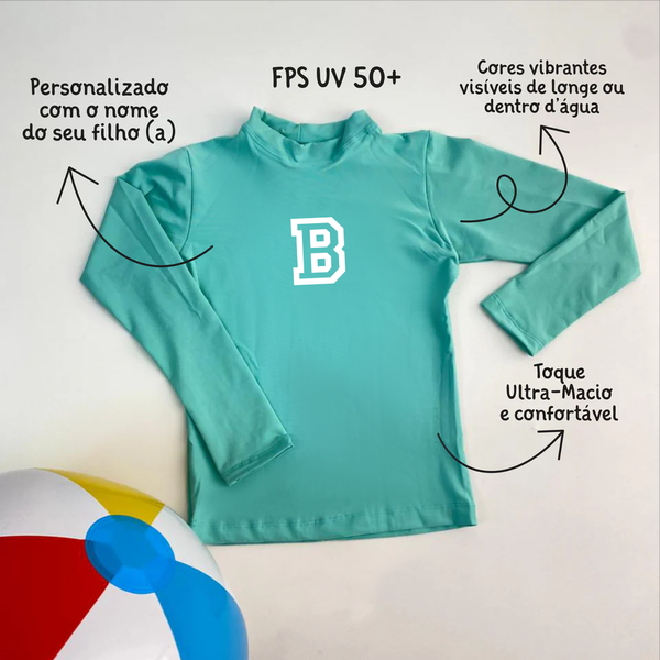 Camisa UV Tiffany INICIAL - Baby a 16 Anos