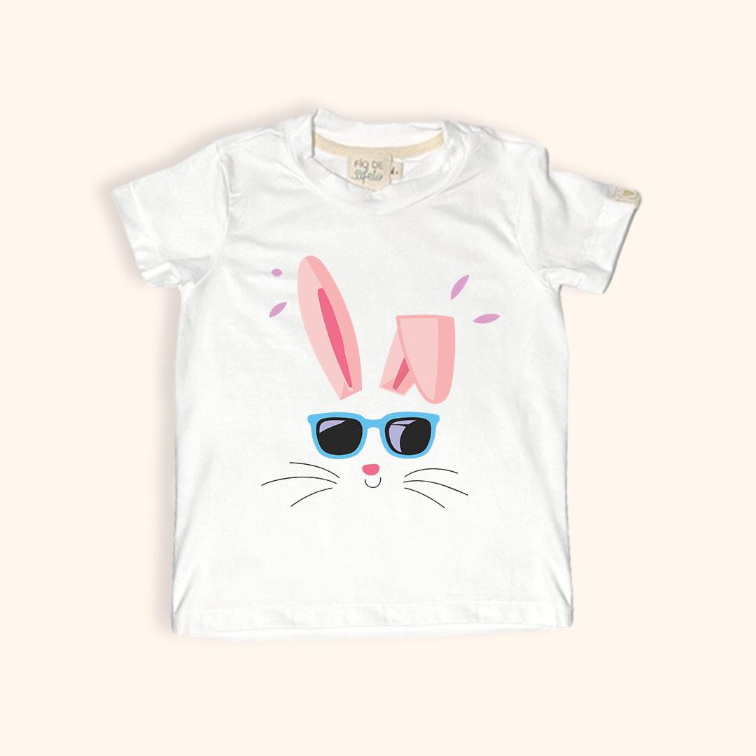 Camisa Infantil Conforto - Coelho Óculos
