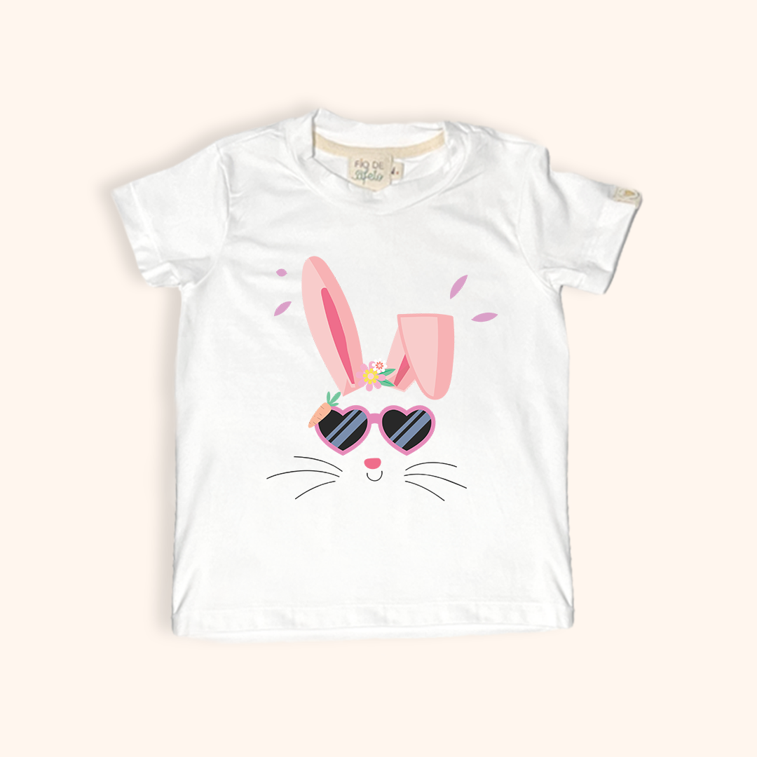 Camisa Infantil Conforto - Coelha Óculos