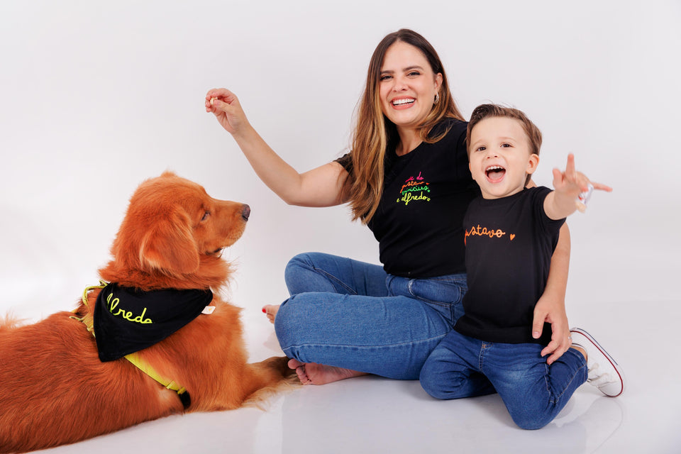 Camisa Infantil Mães Neon