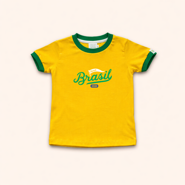 Camisa Infantil - Brasil Hexa | Copa do Mundo 2026