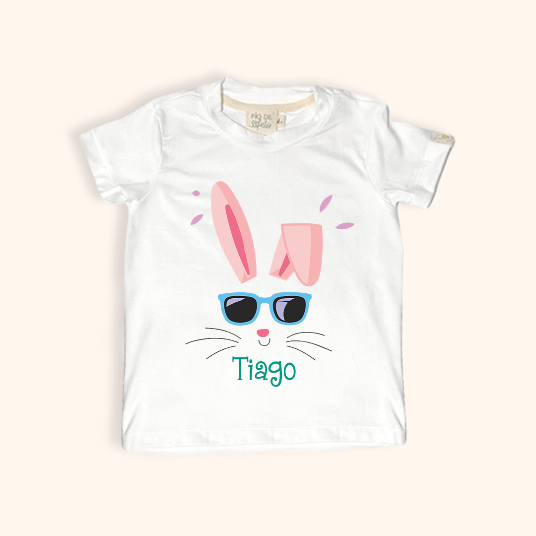 Camisa Infantil Conforto - Coelho Óculos