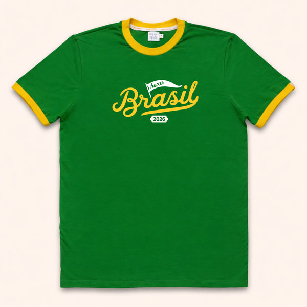 Camisa Básica - Brasil Hexa | Copa do Mundo 2026