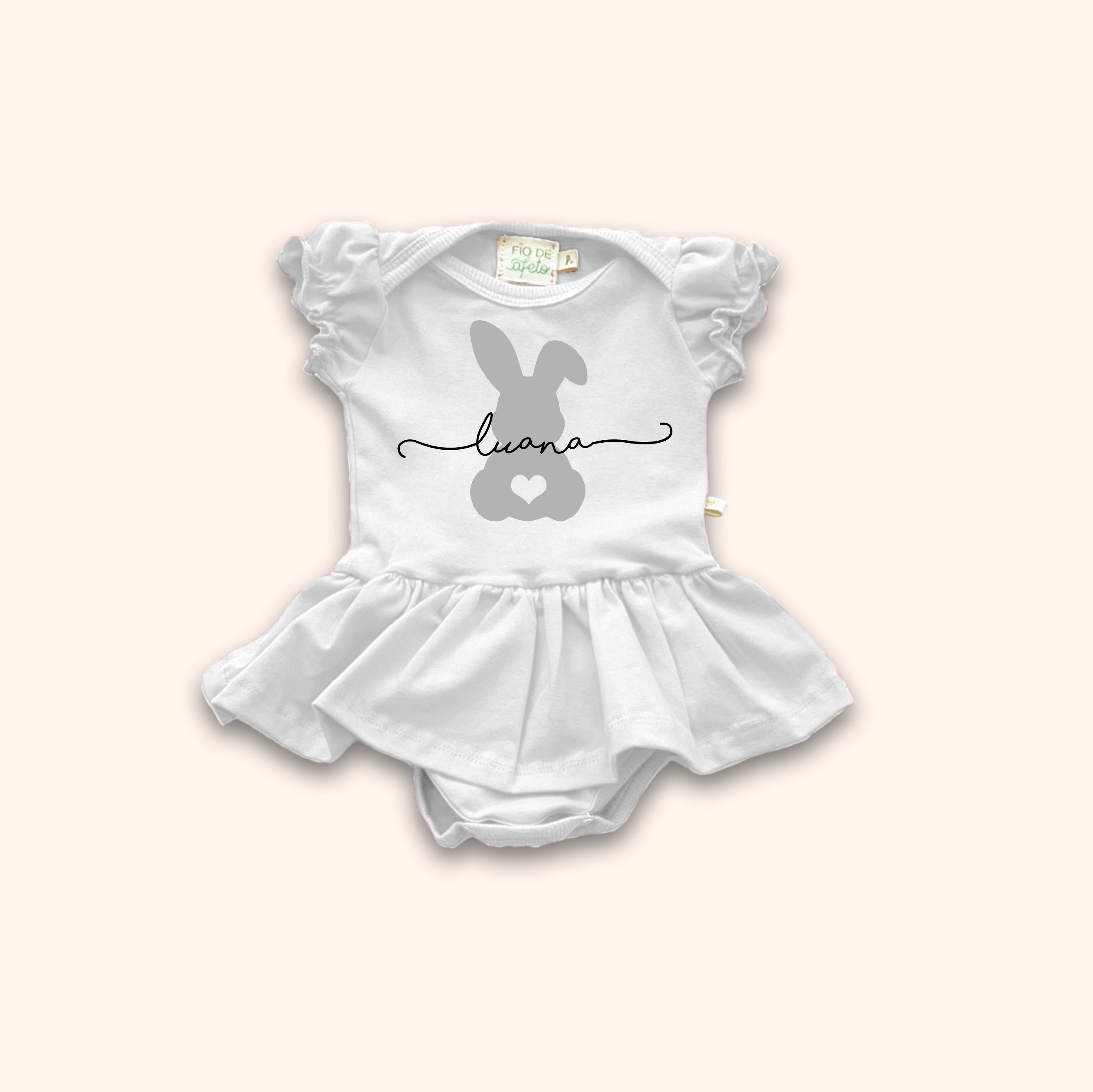 Body Sainha Coelho com Nome