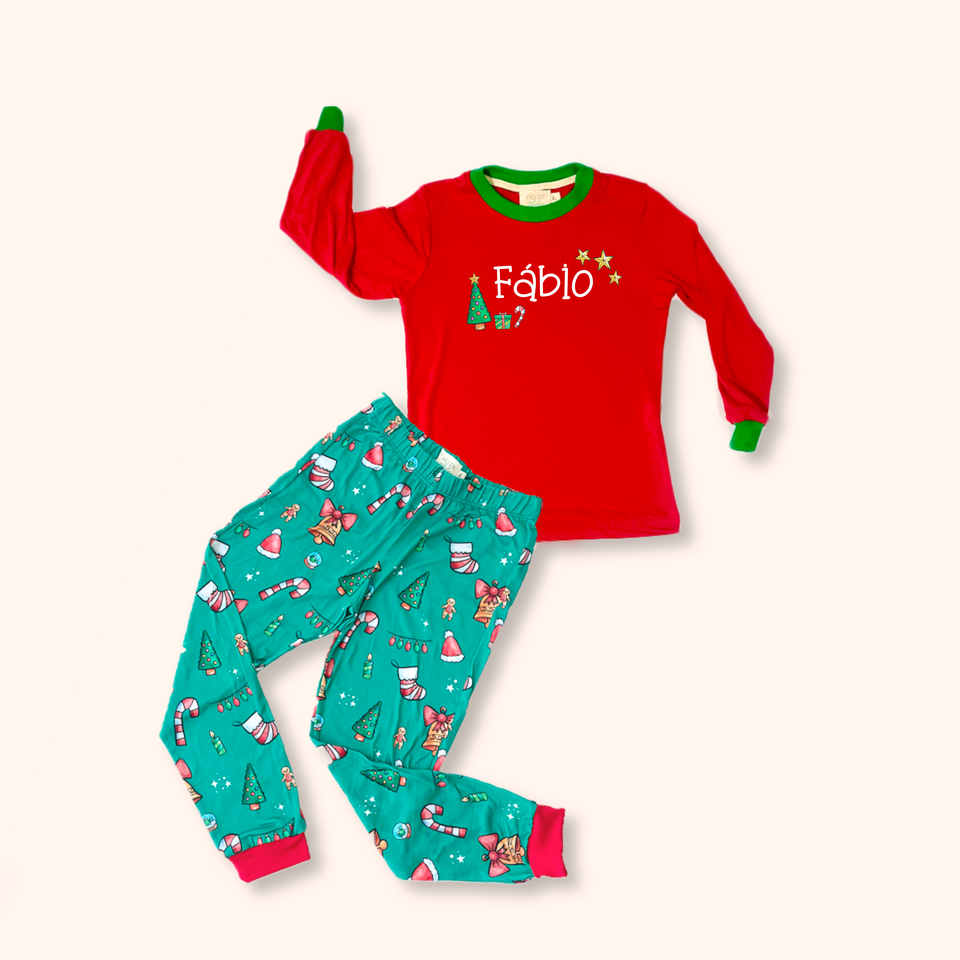 Pijama Infantil Natal Christmas