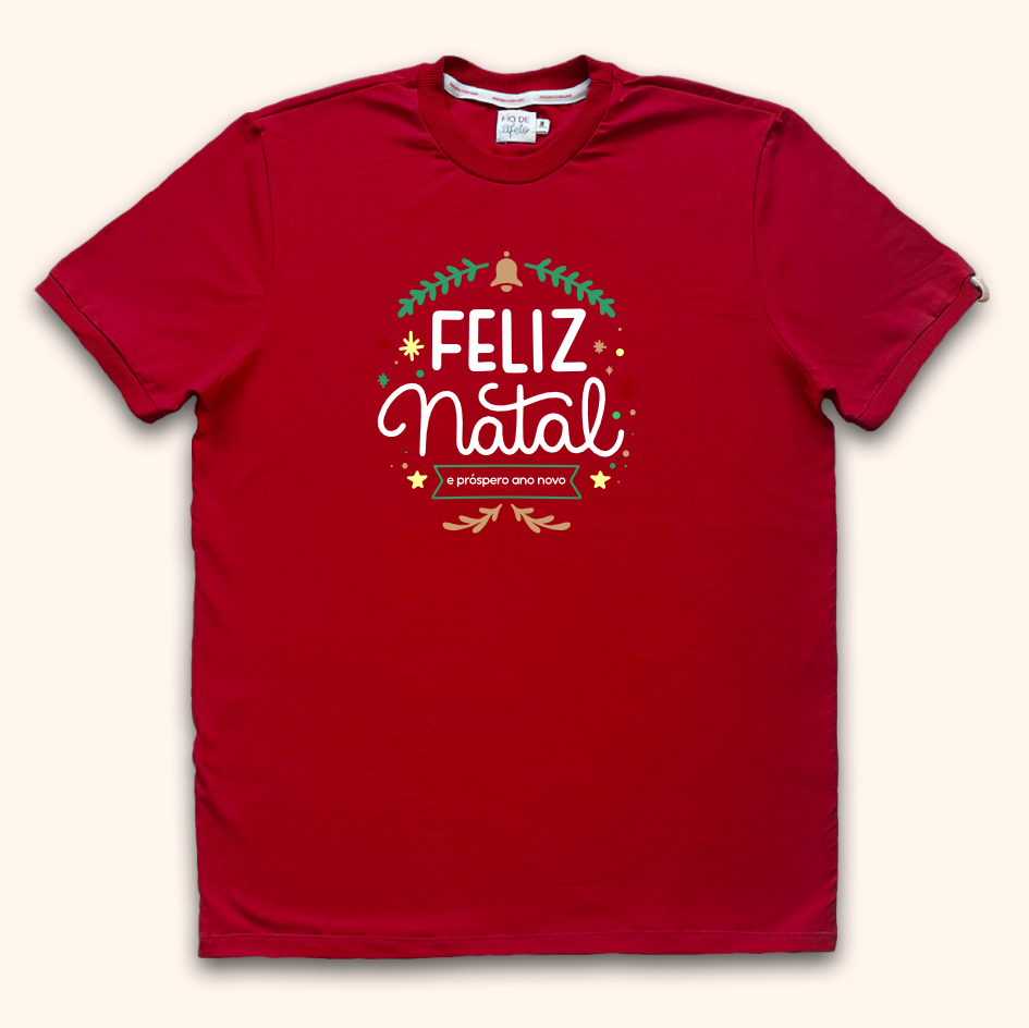 Camisa Adulto Natal Fio - Noite Feliz