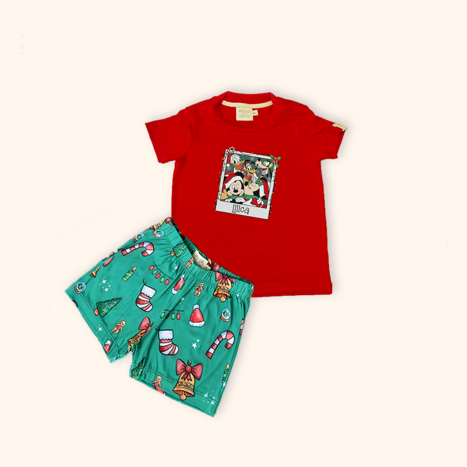 Pijama Infantil Natal Magic Dreams (Calça / Shorts)