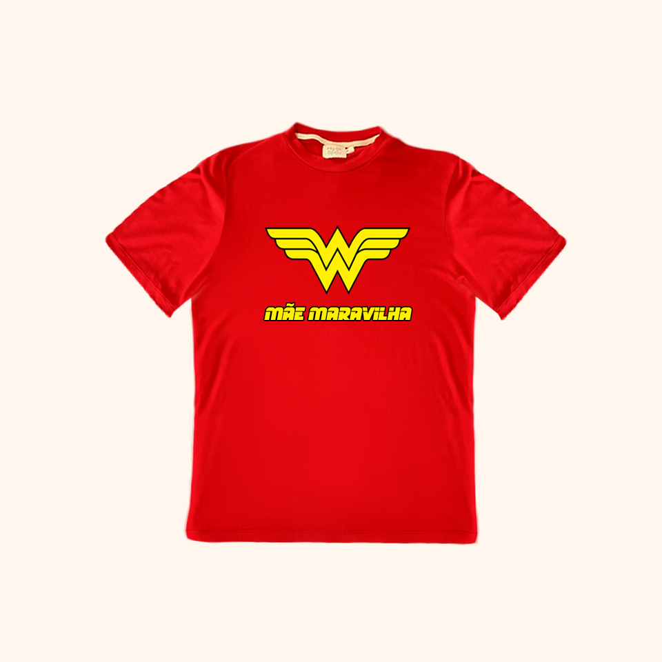 Camisa Adulto Confort - Mulher Maravilha Com Nome
