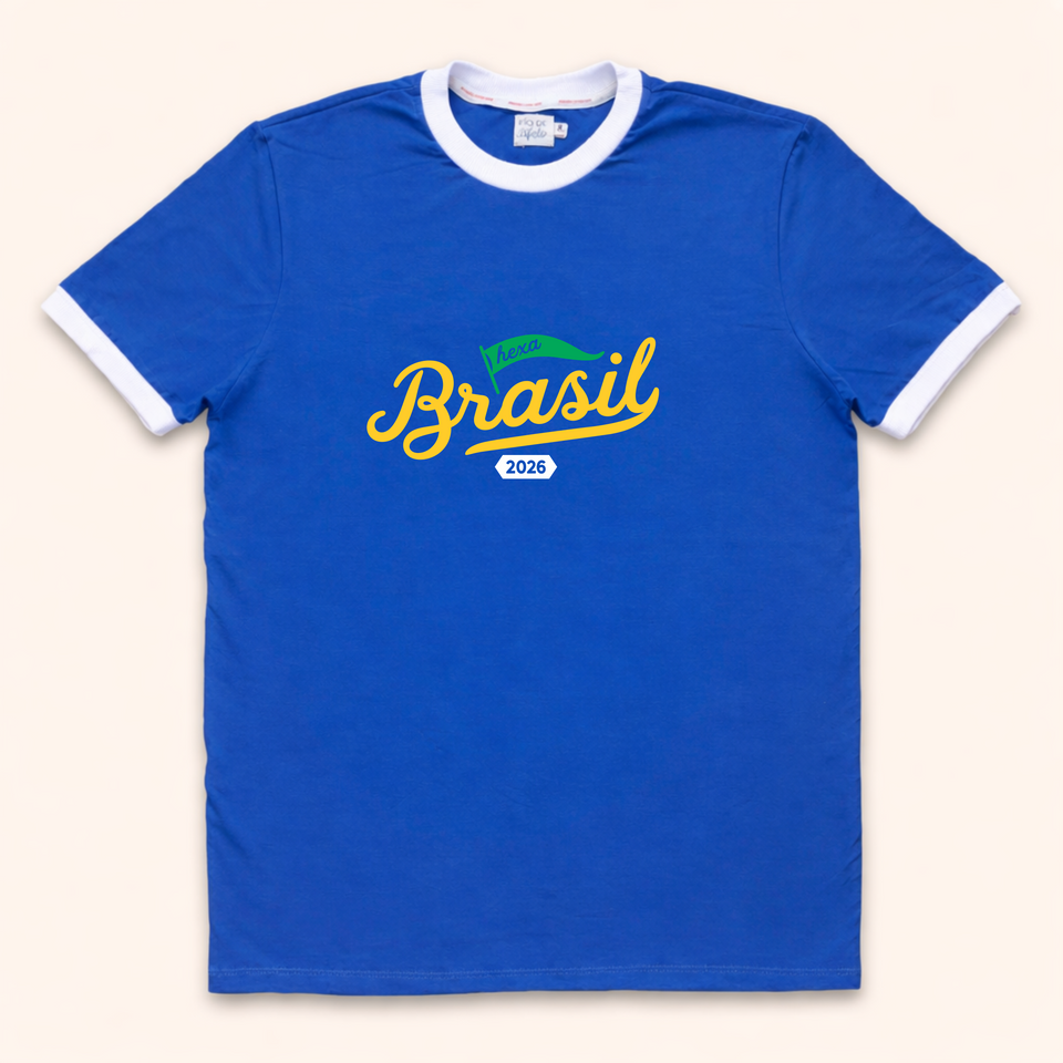 Camisa Básica - Brasil Hexa | Copa do Mundo 2026