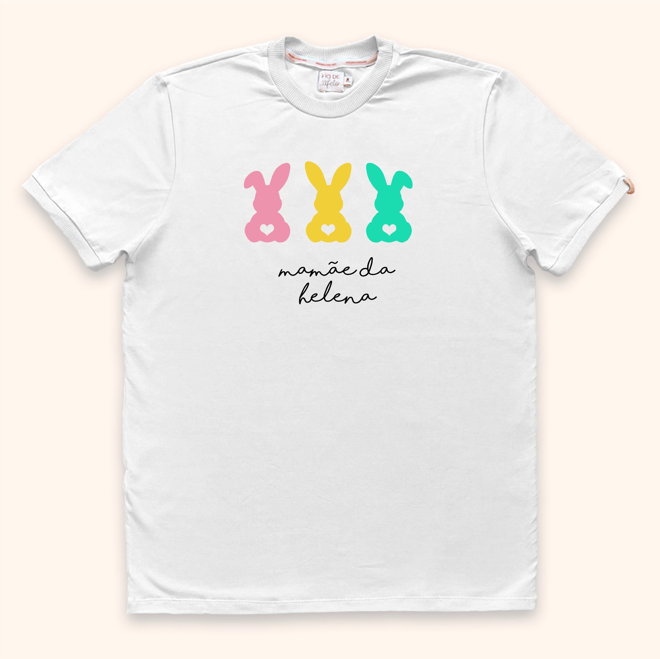 Camisa Adulta - Trio Coelho Happiness