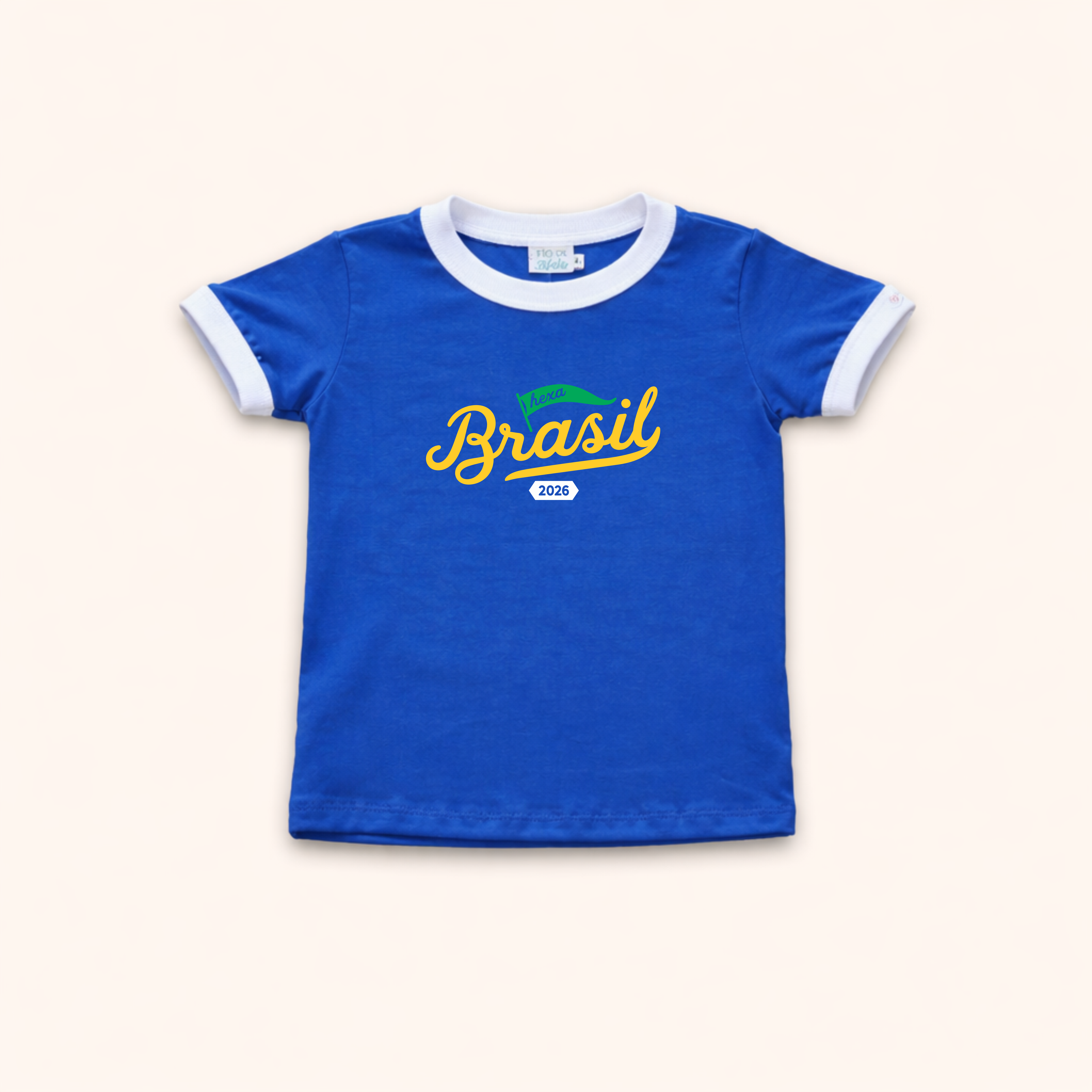 Camisa Infantil - Brasil Hexa | Copa do Mundo 2026