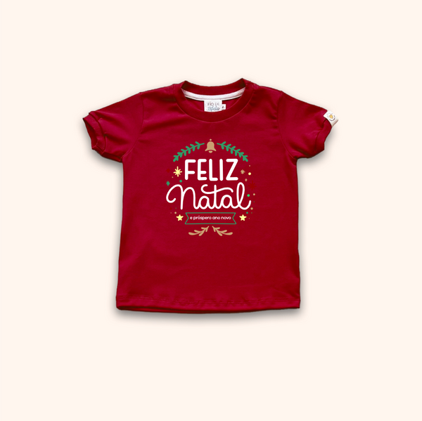 Camisa Infantil Natal Fio - Noite Feliz