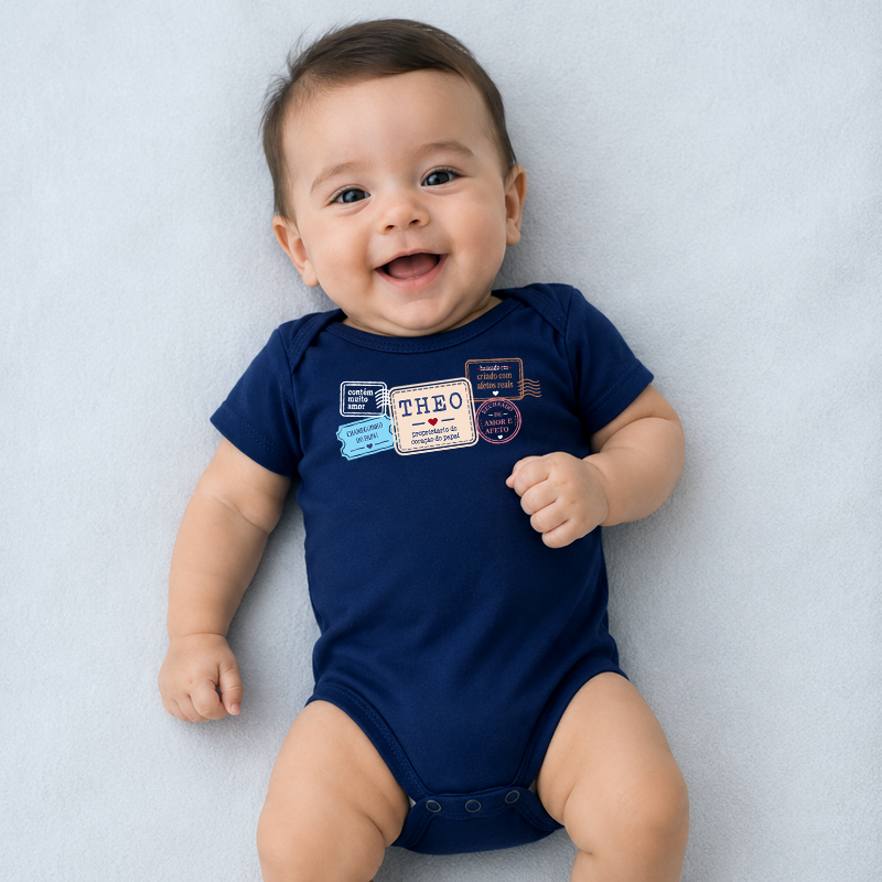Body Bebê Selos de Afeto - Baby
