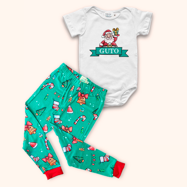 Pijama Baby Natal Off Christmas