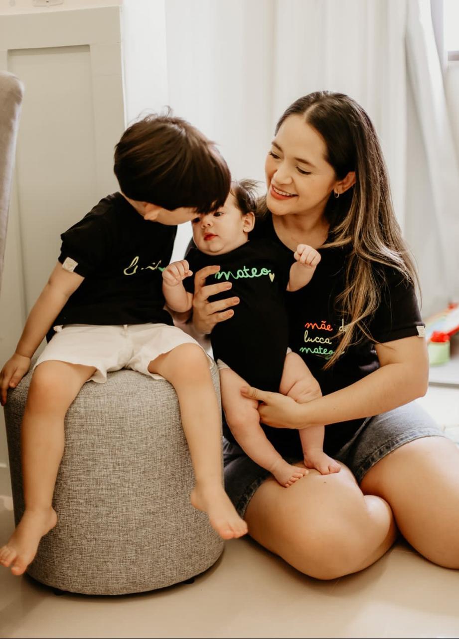 Camisa Infantil Mães Neon