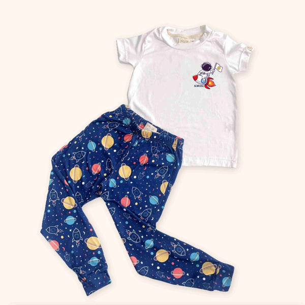 Pijama Infantil - Astronauta Foguete