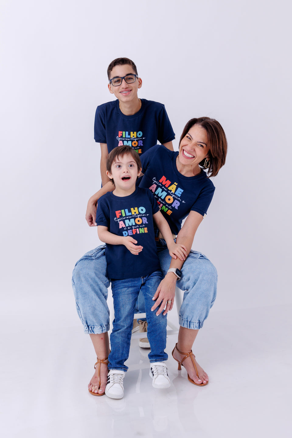 Kit Camiseta Camisa Para Pai Mae E Filho Camiseta Personalizada