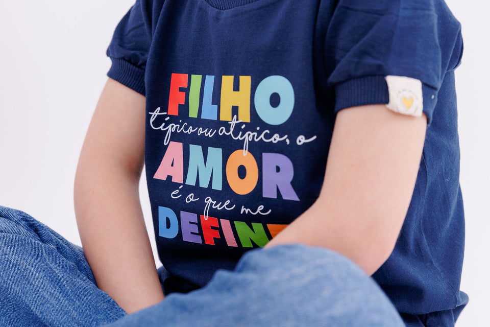 Camisa Infantil - Filho(a) Amor Define