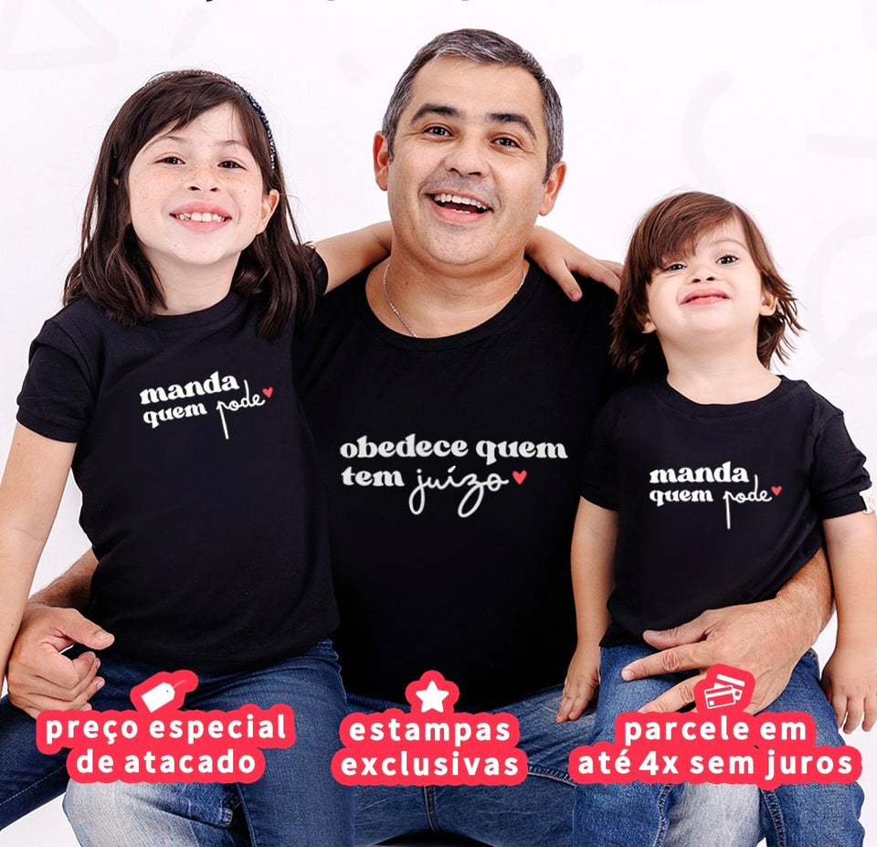 Camisa Adulto Obedece Quem Tem Juízo - Atacado