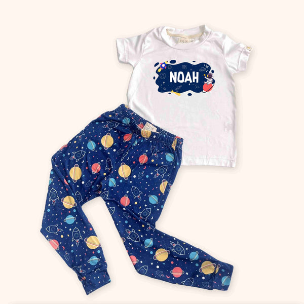 Pijama Infantil - Espaço (Menino ou Menina)