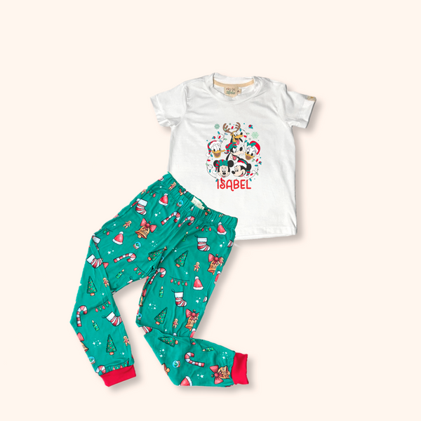 Pijama Infantil Natal Magic Days (Calça / Shorts)