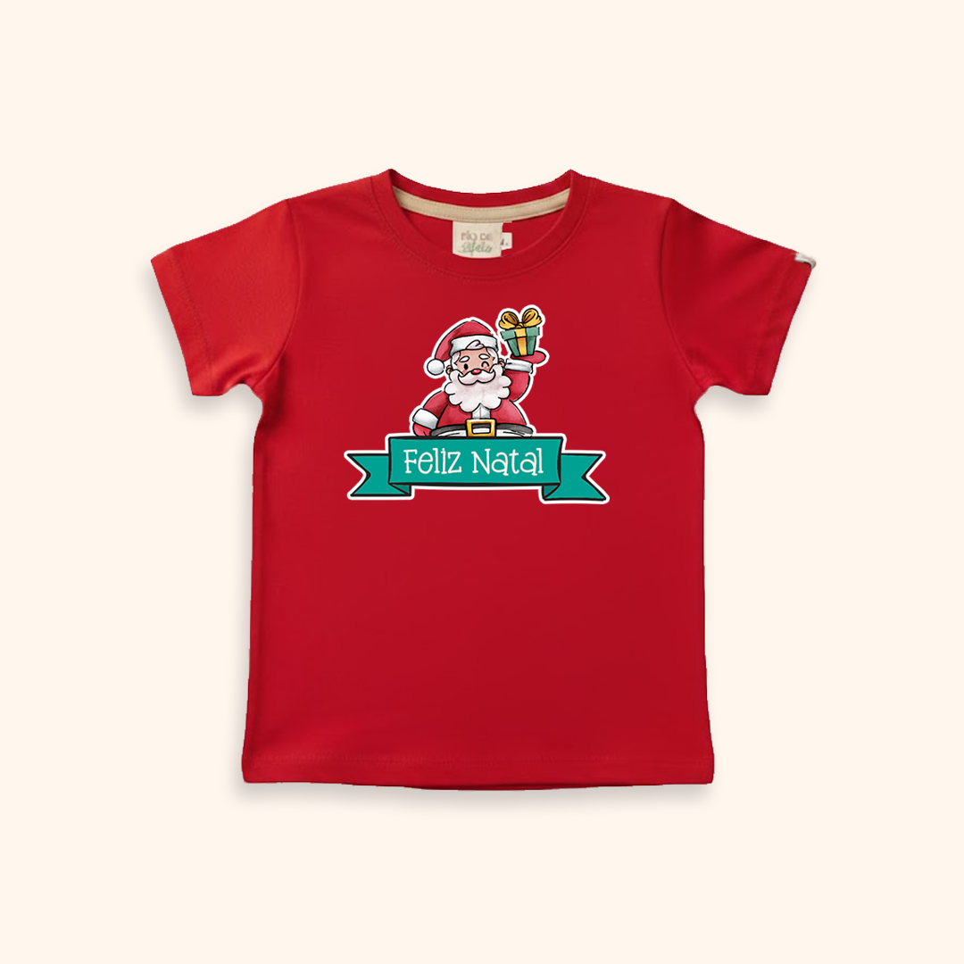 Camisa Pijama Infantil Natal