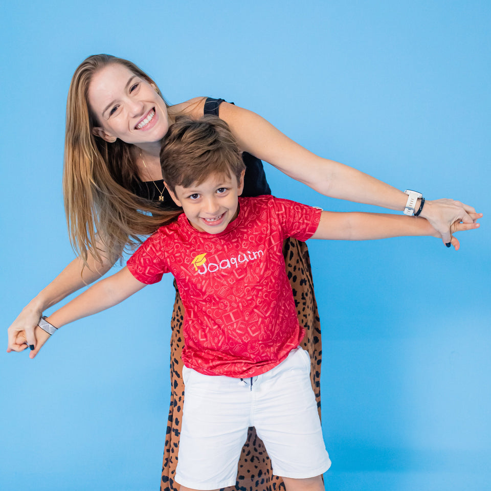 Camisa Infantil ABC - Conforto Vermelho