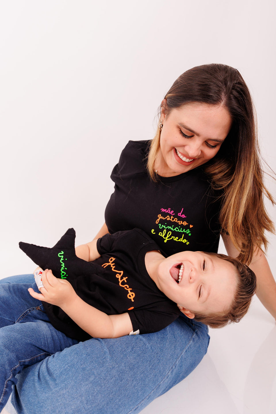 Camisa Infantil Mães Neon