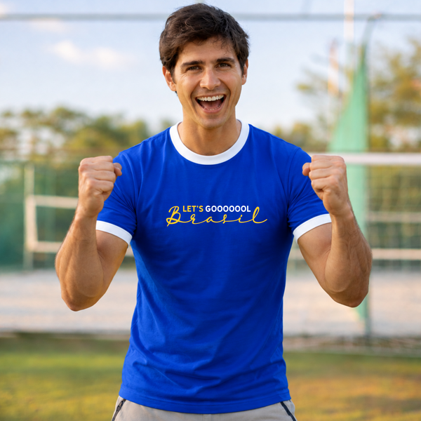 Camisa Básica - Let's Gol Brasil | Copa do Mundo 2026