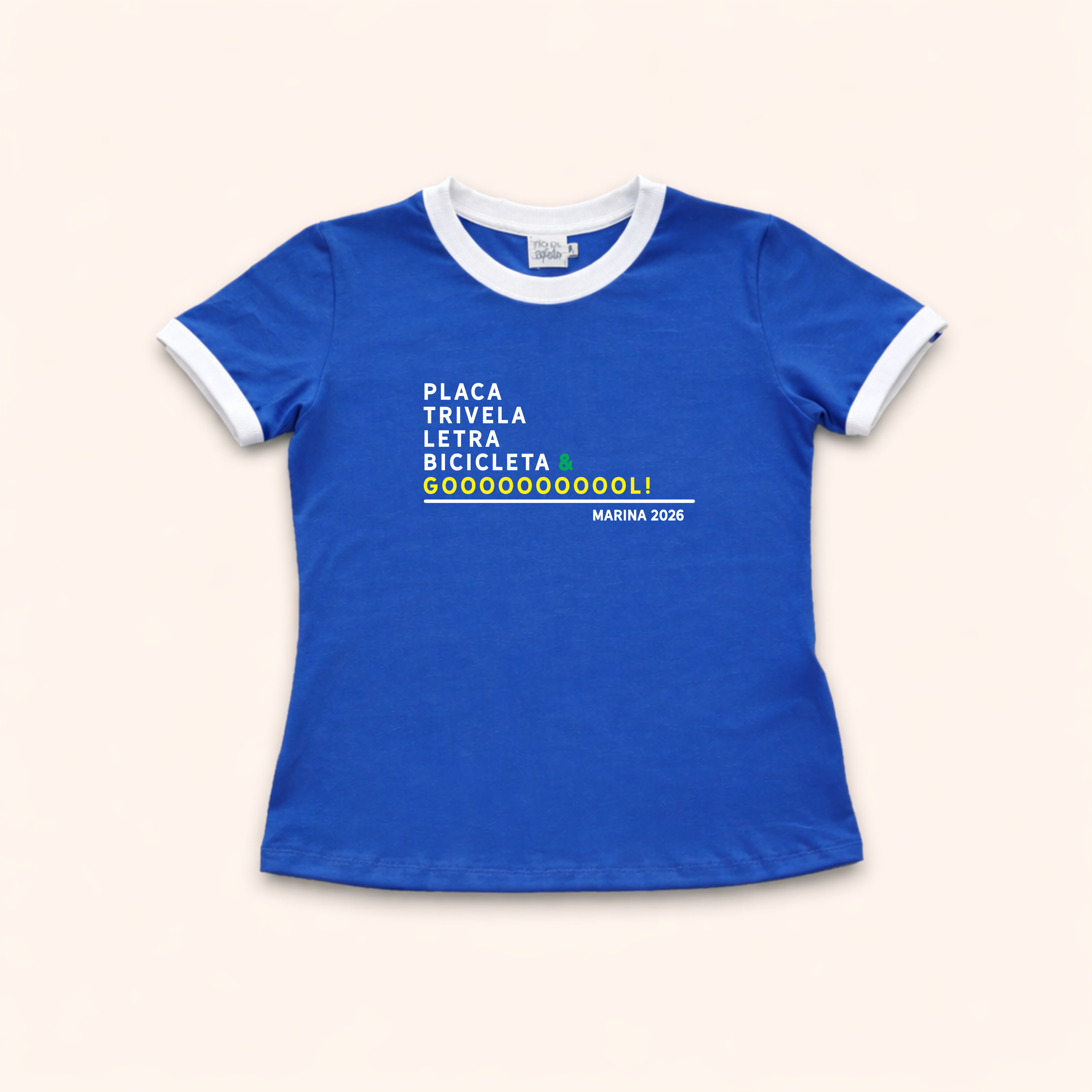 Camisa Baby Look - Eu Quero Ver Gol | Copa do Mundo 2026