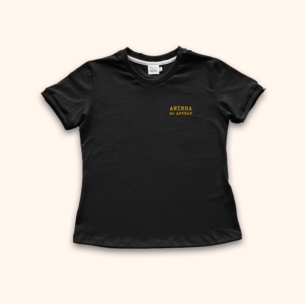 Camisa Adulto c/ Nome do Casal - Dourada