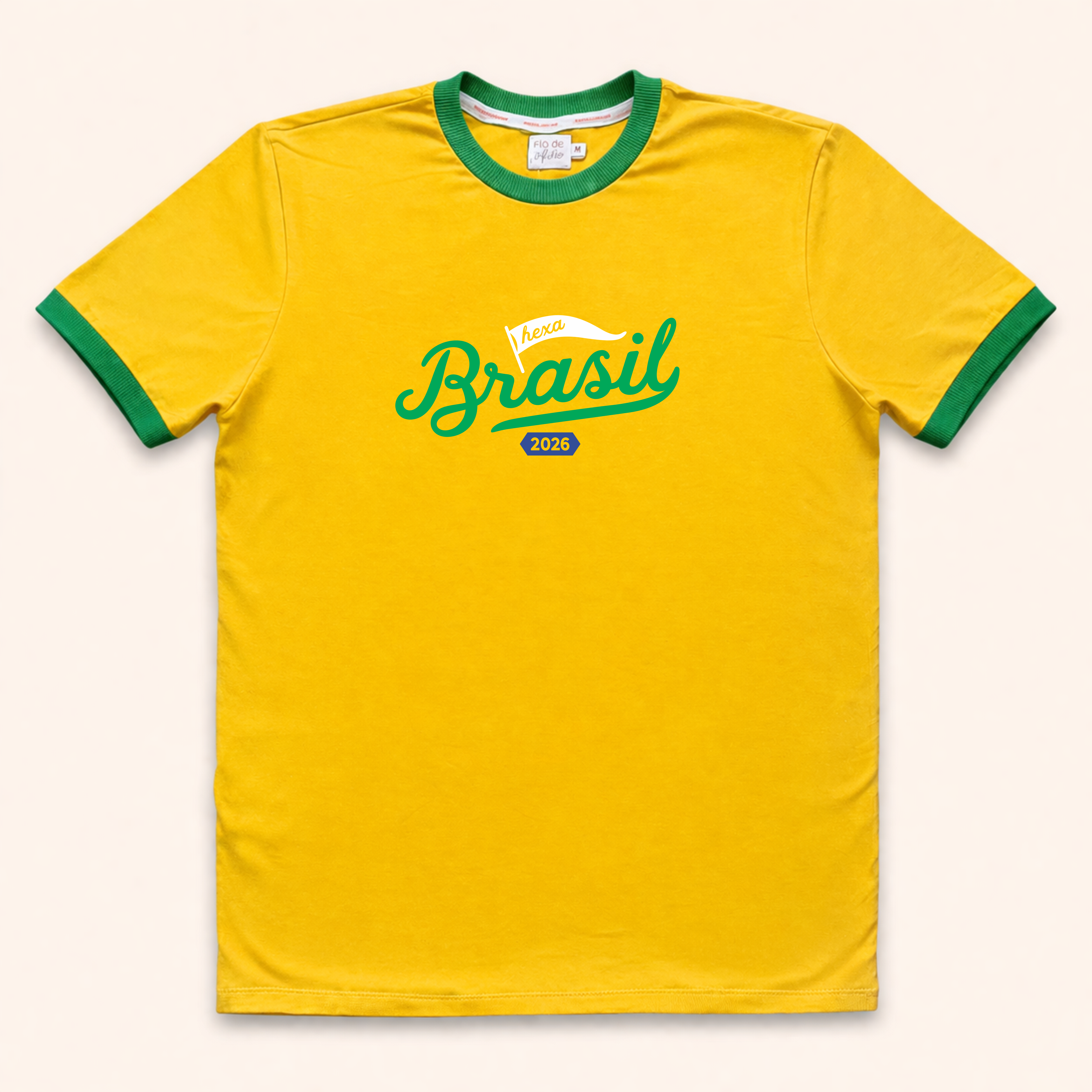 Camisa Básica - Brasil Hexa | Copa do Mundo 2026