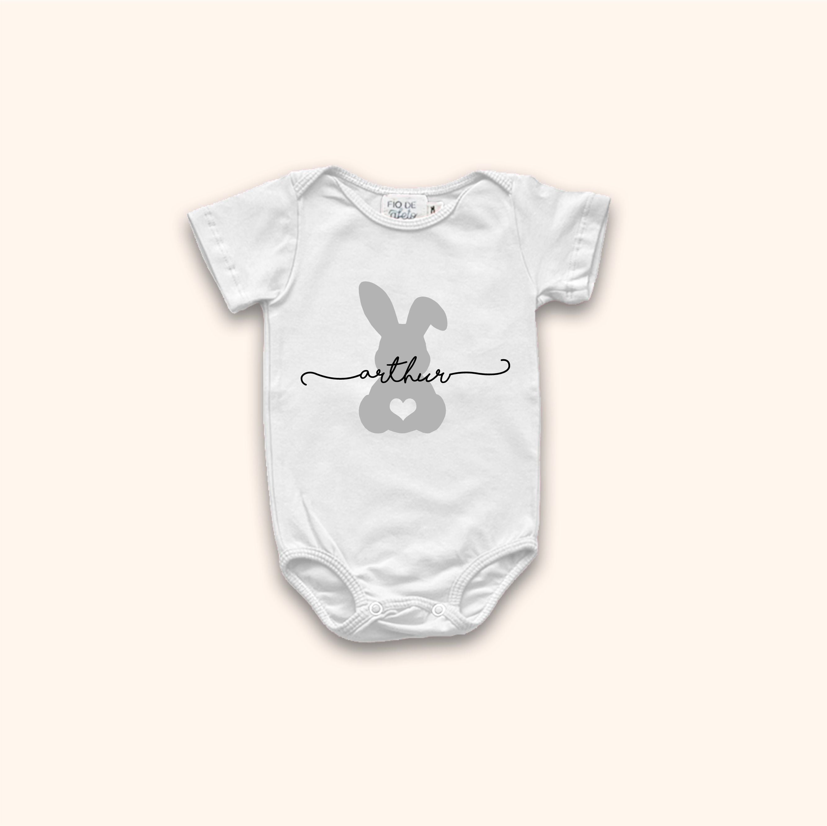 Body Personalizado - Coelho com Nome