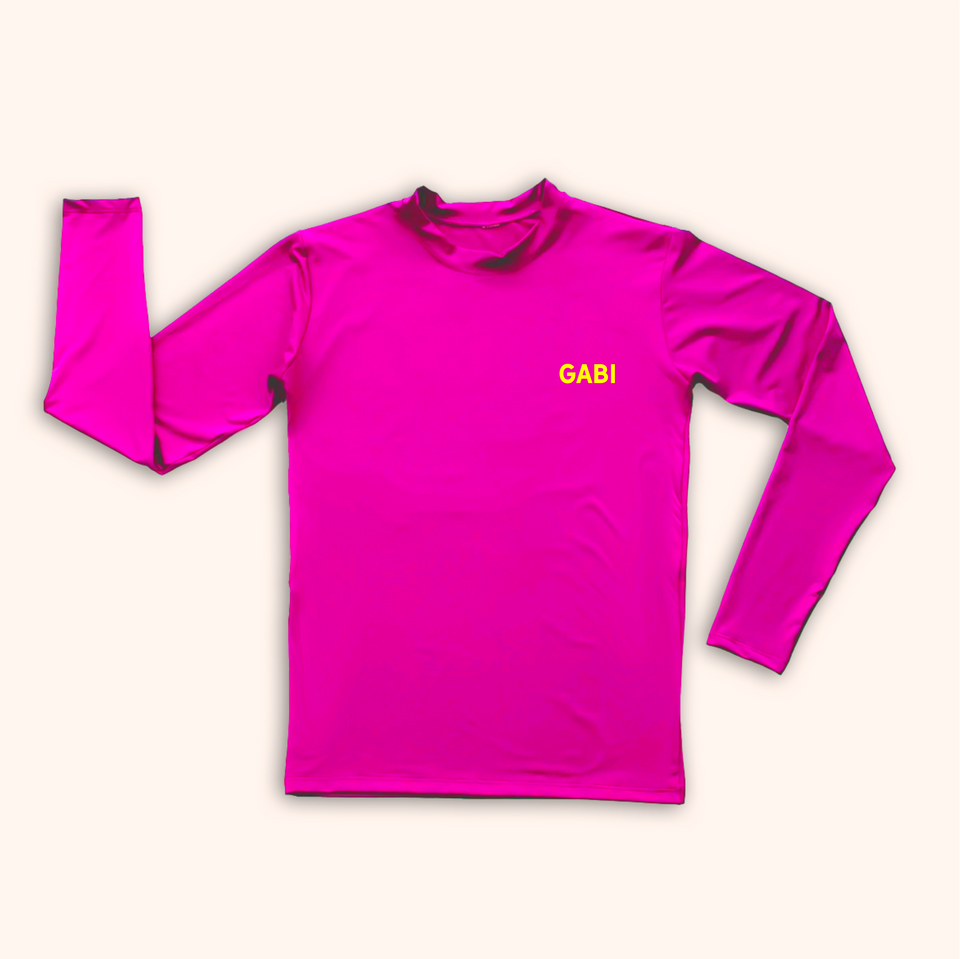 Camisa UV Infantil Personalizada - Minimal