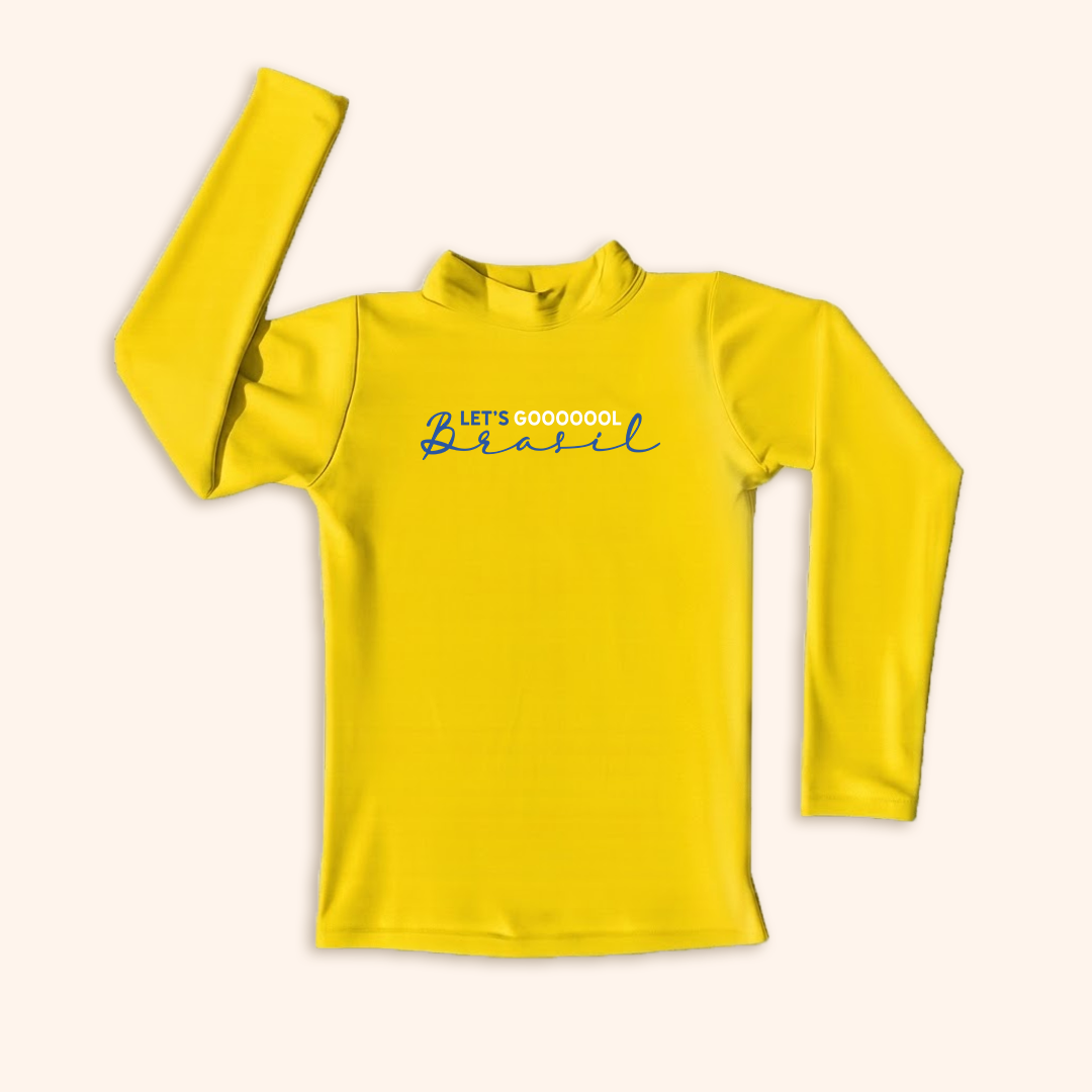 Camisa UV do Brasil - De 0 a 16 Anos | Copa do Mundo 2026