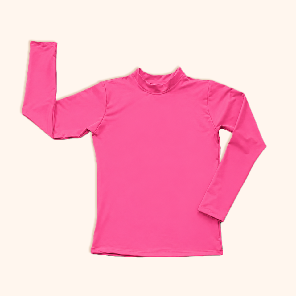 Camisa UV Pink Personalizada - De 0 a 16 Anos